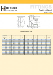 Duckfoot Bend - CI Pipes | Sluice Valves | DI Pipe | CI Fitting | CI ...